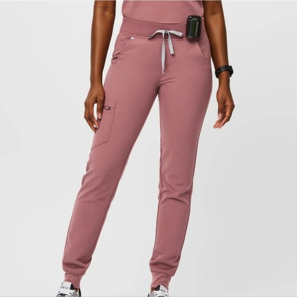 FIGS Zamora Jogger Scrub Pants- MAUVE- Small - Picture 1 of 7